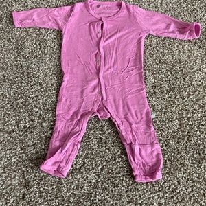 Baby girls Kyte baby footless pajama pink size 0-3months